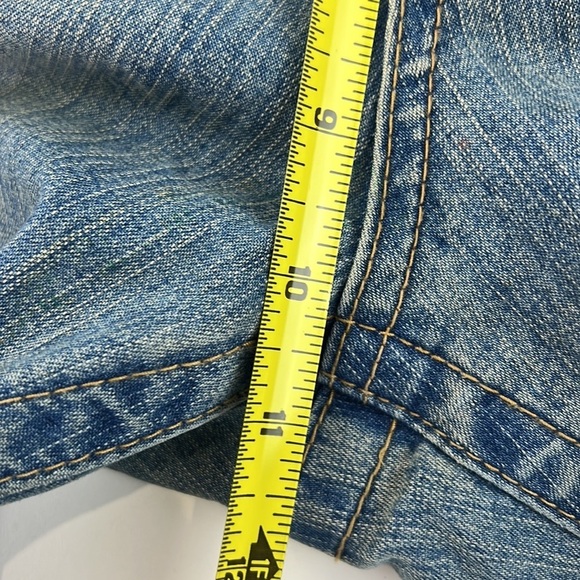 Angels light wash  cuffed capris size - Picture 8 of 11